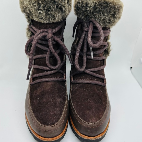 Earth Shoes - Women’s leather boots, size 6, brown, Earth